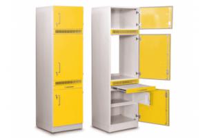 Шкаф для хранения медикаментов для установки встроенного холодильника
